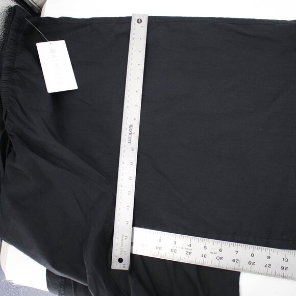 NWT Athleta Pants Women XLT Paradise Linen Blend Wide Leg Utility High Rise Tall - Picture 11 of 12